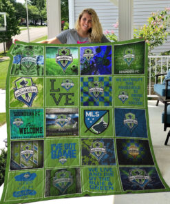 Buy Seattle Sounders Quilt Blanket & Quilt Bedding Set