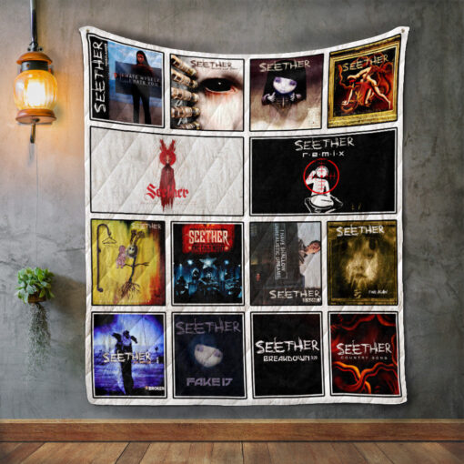 Buy Seether Album Covers Quilt Blanket & Quilt Bedding Set