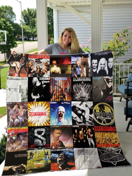 Buy Scorpions Albums Quilt Blanket & Quilt Bedding Set For Fans Ver 25