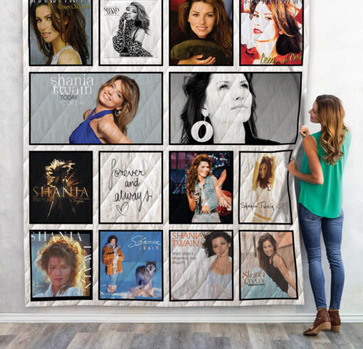 Buy Shania Twain Albums Quilt Blanket & Quilt Bedding Set For Fans