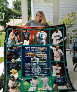 Buy Seattle Mariners Quilt Blanket & Quilt Bedding Set