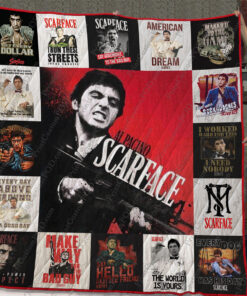 Buy Scarface T-Shirt Quilt Blanket & Quilt Bedding Set