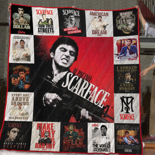 Buy Scarface T-Shirt Quilt Blanket & Quilt Bedding Set