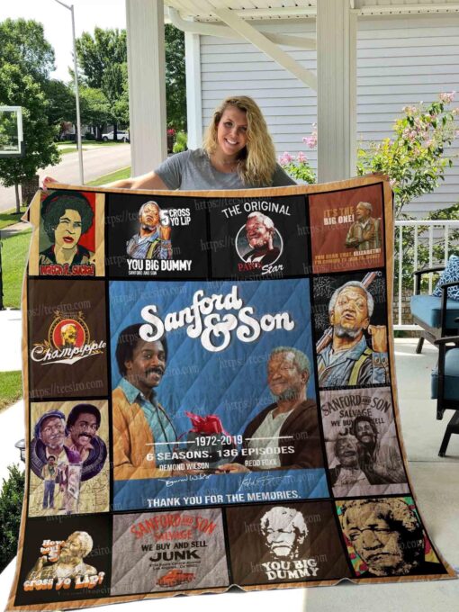 Buy Sanford And Son Quilt Blanket & Quilt Bedding Set 01