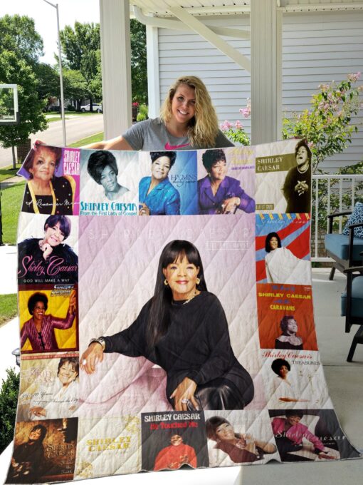 Buy Shirley Caesar Albums Quilt Blanket & Quilt Bedding Set 01