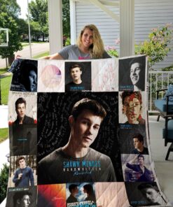 Buy Shawn Mendes Albums Quilt Blanket & Quilt Bedding Set For Fans Ver 17