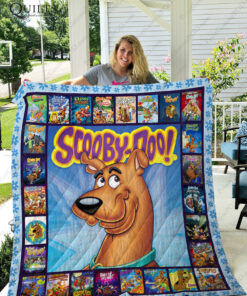 Buy Scooby Doo Potrait Quilt Blanket & Quilt Bedding Set Scooby Doo Cartoon Gifts Birthday Christmas