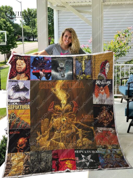 Buy Sepultura Albums Quilt Blanket & Quilt Bedding Set For Fans Ver 17