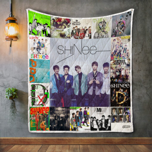 Buy Shinee Album Covers Quilt Blanket & Quilt Bedding Set