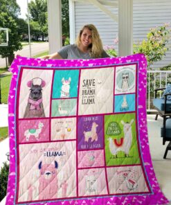 Buy Save The Drama For Your Llama Quilt Blanket & Quilt Bedding Set Great Customized Blanket Gifts For Birthday Christmas Thanksgiving