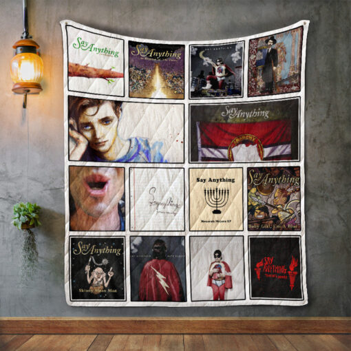 Buy Say Anything Album Covers Quilt Blanket & Quilt Bedding Set