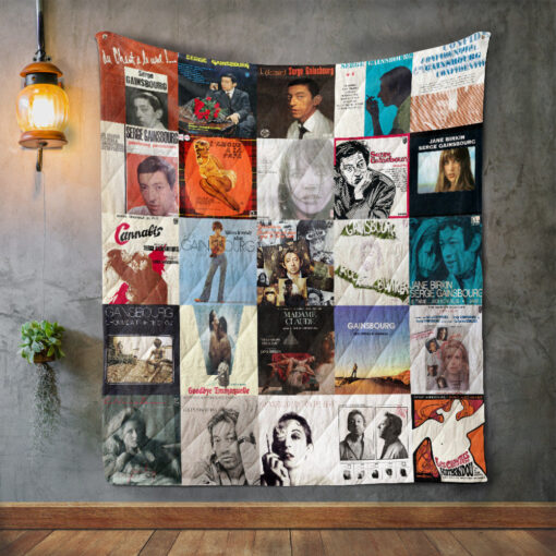 Buy Serge Gainsbourg Quilt Blanket & Quilt Bedding Set