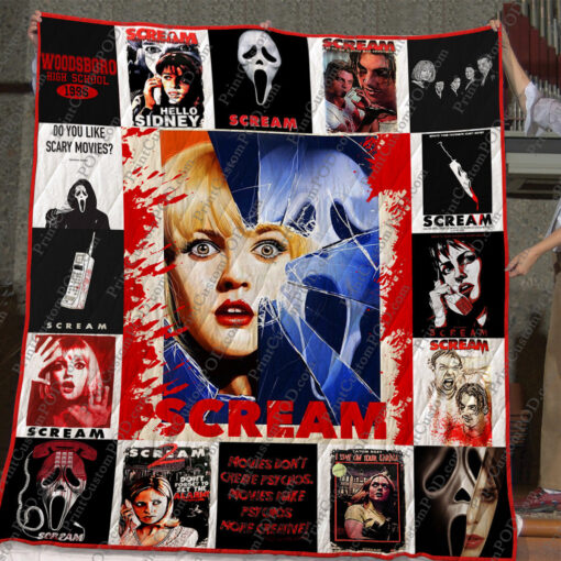 Buy Scream T-Shirt Quilt Blanket & Quilt Bedding Set For Fans