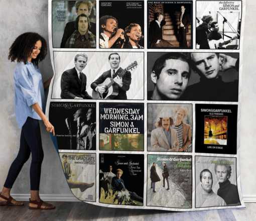 Buy Simon And Garfunkel Albums Quilt Blanket & Quilt Bedding Set 01