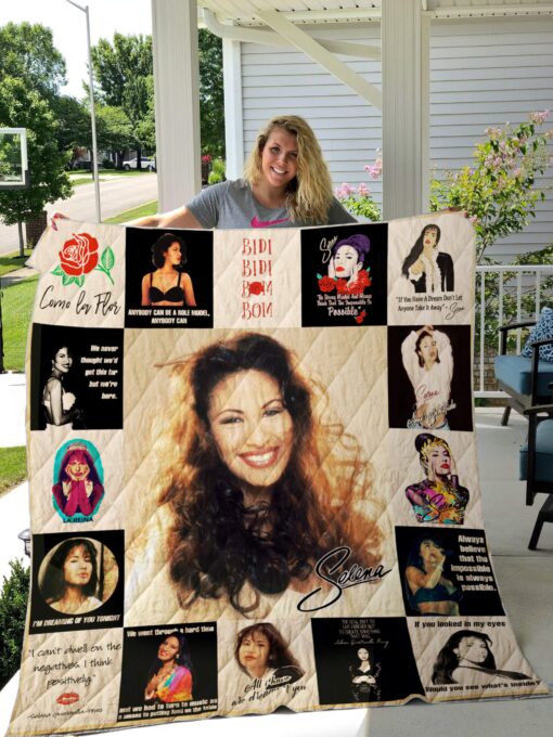 Buy Selena Quilt Blanket & Quilt Bedding Set For Fans