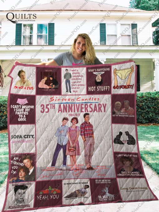 Buy Sixteen Candles 35Th Anniversary Quilt Blanket & Quilt Bedding Set For Fans Ver 17