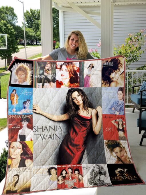 Buy Shania Twain Quilt Blanket & Quilt Bedding Set For Fans Ver 17