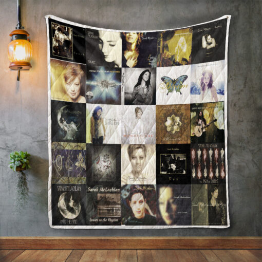 Buy Sarah Mclachlan Album Covers Quilt Blanket & Quilt Bedding Set