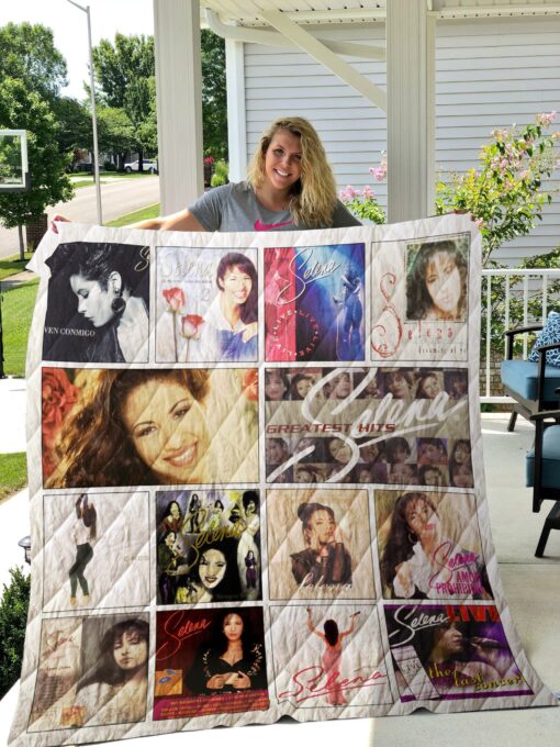 Buy Selena Quintanilla Albums Quilt Blanket & Quilt Bedding Set 02