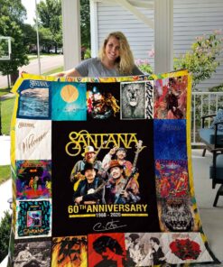 Buy Santana Band Quilt Blanket & Quilt Bedding Set - Meteew