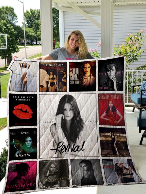 Buy Selena Gomez Quilt Blanket & Quilt Bedding Set - Meteew