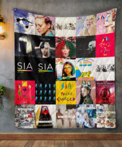 Buy Sia Furler Album Covers Quilt Blanket & Quilt Bedding Set Great Customized Blanket Gifts For Birthday Christmas Thanksgiving