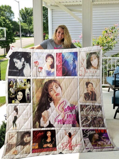 Buy Selena Quintanilla Albums Quilt Blanket & Quilt Bedding Set 01