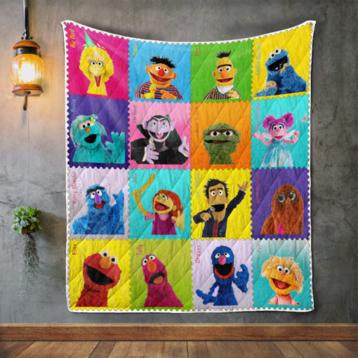 Buy Sesame Street 3 Quilt Blanket & Quilt Bedding Set