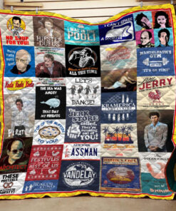 Buy Seinfeld Quotes Collage Quilt Blanket & Quilt Bedding Set