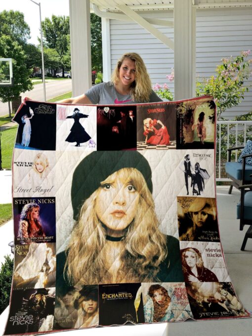 Buy Stevie Nicks Quilt Blanket & Quilt Bedding Set For Fans Ver 17