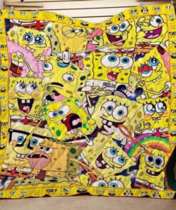 Buy Spongebob Quilt Blanket & Quilt Bedding Set - Meteew