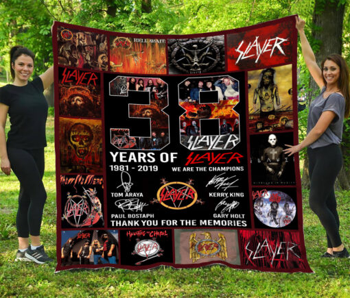 Buy Slayer Band Quilt Blanket & Quilt Bedding Set