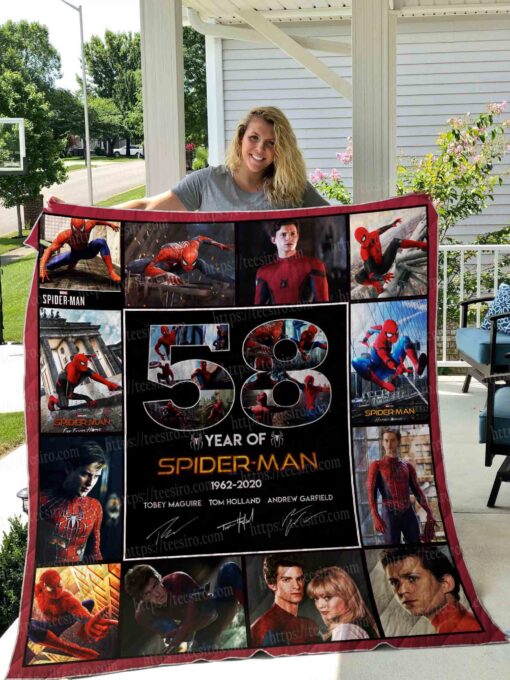 Buy Spider Man Anni Quilt Blanket & Quilt Bedding Set 01