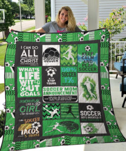 Buy Soccer Mom Annoucement Quilt Blanket & Quilt Bedding Set Great Customized Gifts For Birthday Christmas Thanksgiving Mother'S Day Perfect Gifts For Soccer Lover