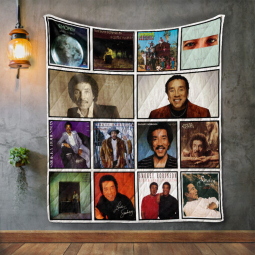 Buy Smokey Robinson Album Covers Quilt Blanket & Quilt Bedding Set