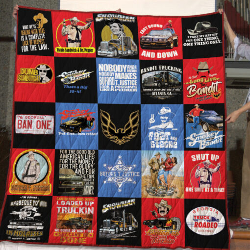 Buy Smokey And The Bandit T-Shirts Quilt Blanket & Quilt Bedding Set For Fans  Version 25