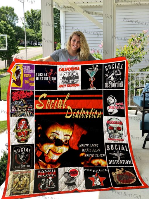 Buy Social Distortion Albums Cover Poster Quilt Blanket & Quilt Bedding Set