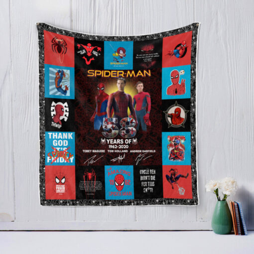 Buy Spiderman Quilt Blanket & Quilt Bedding Set - Meteew