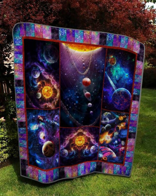 Buy Solar System Quilt Blanket & Quilt Bedding Set Great Customized Blanket Gifts For Birthday Christmas Thanksgiving