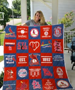 Buy St. Louis Cardinals Quilt Blanket & Quilt Bedding Set - Meteew