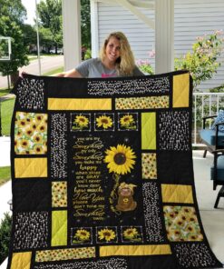 Buy Sloth My Only Sunshine Quilt Blanket & Quilt Bedding Set Great Customized Gifts For Birthday Christmas Thanksgiving Perfect Gifts For Sunflower Lover