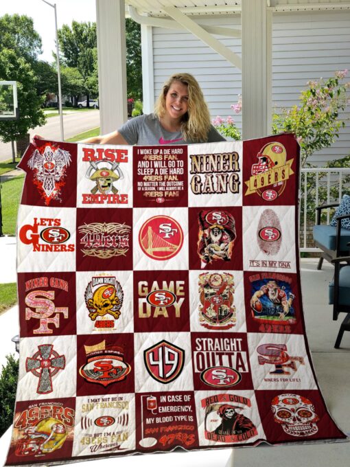 Buy Straight Outta San Francisco 49Ers Quilt Blanket & Quilt Bedding Set Great Customized Blanket Gifts For Birthday Christmas Thanksgiving