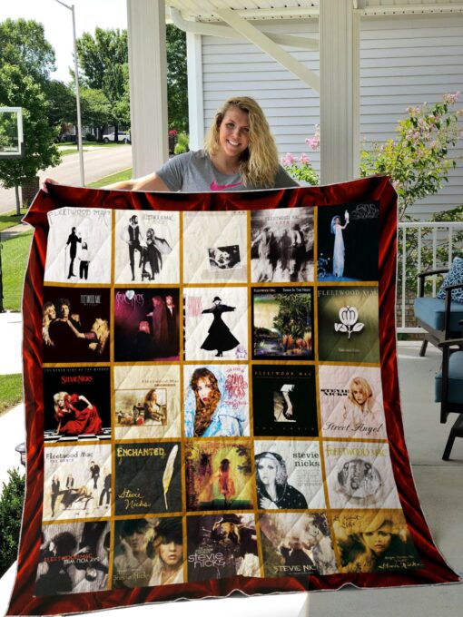 Buy Stevie Nicks Style 4 Album Covers Quilt Blanket & Quilt Bedding Set