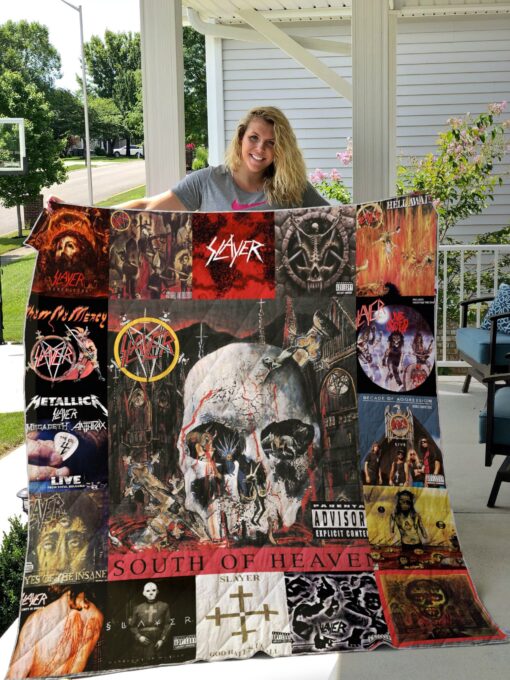 Buy Slayer Albums Quilt Blanket & Quilt Bedding Set For Fans Ver 17