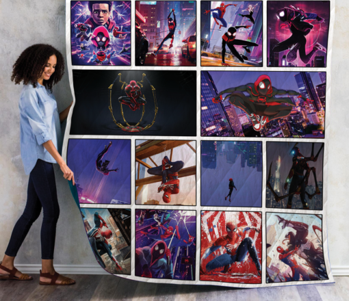 Buy Spider-Man: Into The Spider-Verse Quilt Blanket & Quilt Bedding Set 01