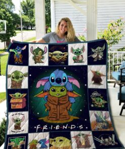 Buy Stitch And Yoda Quilt Blanket & Quilt Bedding Set