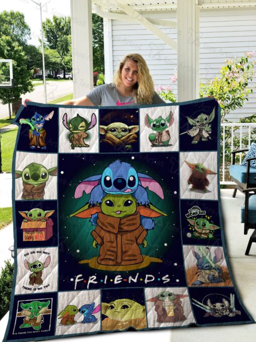 Buy Stitch And Yoda Quilt Blanket & Quilt Bedding Set