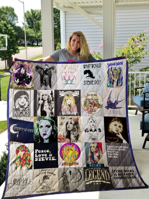 Buy Stevie Nicks T-Shirt Quilt Blanket & Quilt Bedding Set