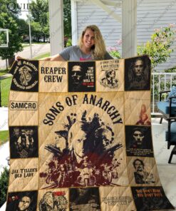 Buy Sons Of Anarchy T-Shirt Quilt Blanket & Quilt Bedding Set For Fans