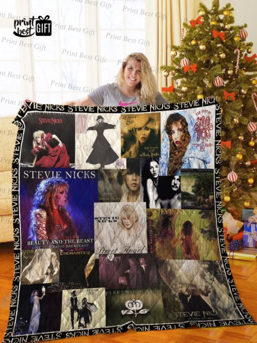 Buy Stevie Nicks Albums Cover Poster Quilt Blanket & Quilt Bedding Set